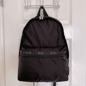Lesportsac Logan Nylon Backpack in Jet Black